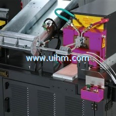 Induction auto forging system for steel rod (steel bar)