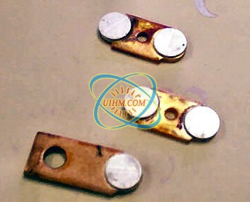 brazing copper contacts