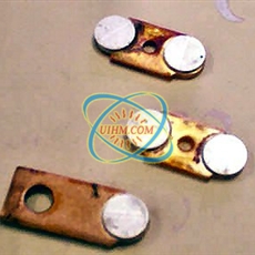 induction brazing copper contacts