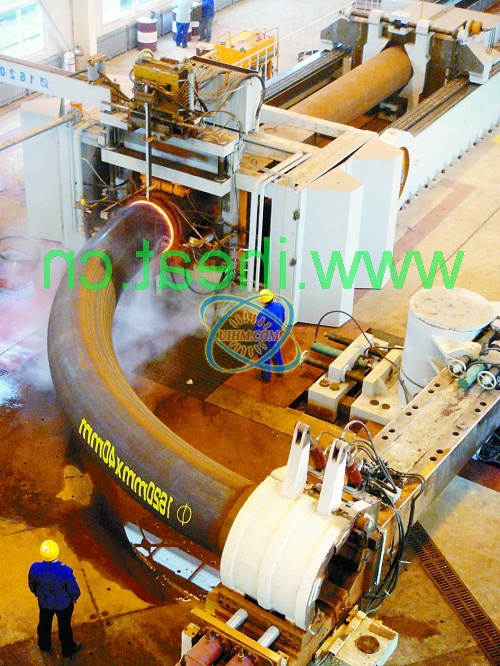 Induction bending 1620mm big pipe in the West-East natural gas transmission project