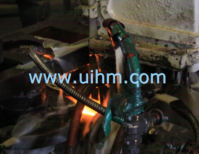 High Frequency Induction brazing steel pipes
