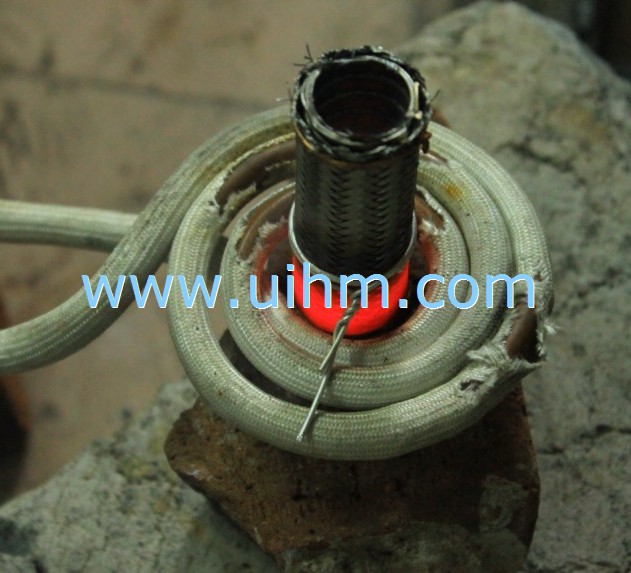 induction brazing for plane oil tube-1