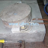 induction heating concrete mixed material