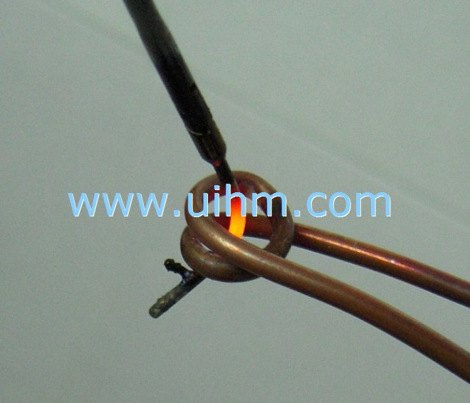 ultra-high frequency induction heating glasses flame