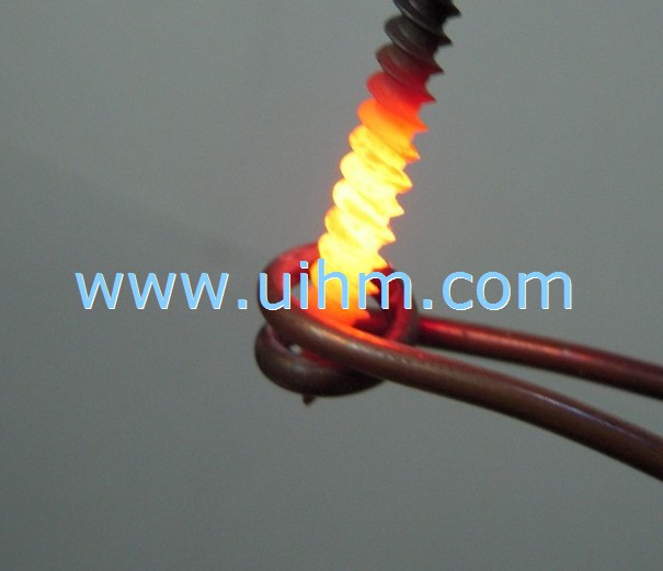 ultra-high frequency induction heating screw