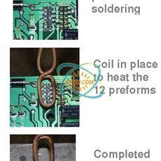 induction soldering circuit boards