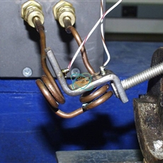 induction soldering copper wires