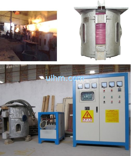 1000KW SCR induction furnace with aluminum furnace