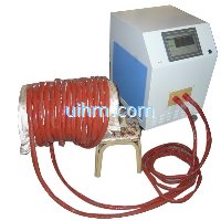 induction heater with air cooled flexible induction coil