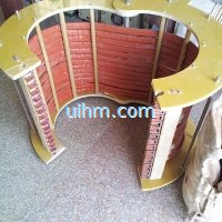 half open air cooled induction coil