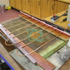 induction heat steel plates