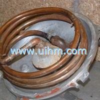 special induction coil for heating motor