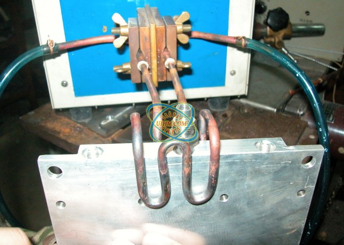 U shape induction coil for special workpiece