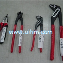choice of hardware tools used for the induction heat treatment
