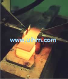 Induction heating copper