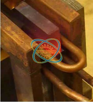 Interm.  The process of soldering, brazing HDTV copper bars of the stator windings of the motor