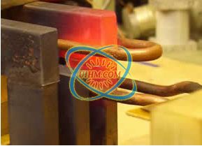 Interm.  The process of soldering, brazing HDTV copper bars of the stator windings of the motor