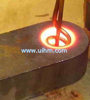 induction coil for inside heating