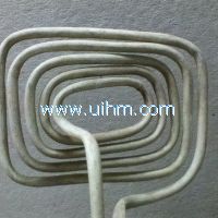 pancake coils shape induction coil for heating steel plate