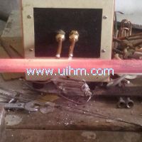 straight parallel flat shape induction coil heat steel