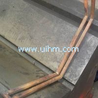 special v shape induction coil for surface heating