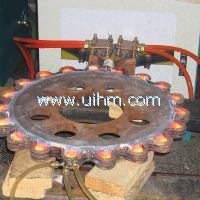 tooth match parallel induction coil heating gear teeth