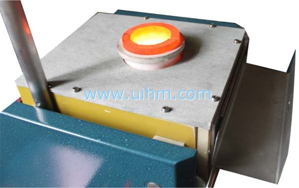 medium frequency induction gold melting furnace