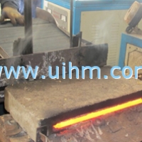 induction heating elastic strip railway