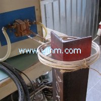 induction heating l shape steel with l shape induction coil