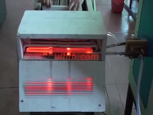 auto feed system with induction heating machine