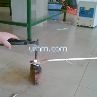 custom-design long induction coil for heating steel bar