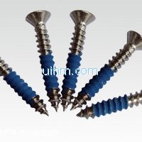 induction heat treatment for steel nails (screws)