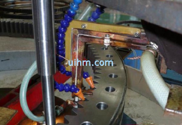 custom-design induction coil for induction hardening gear teeth 