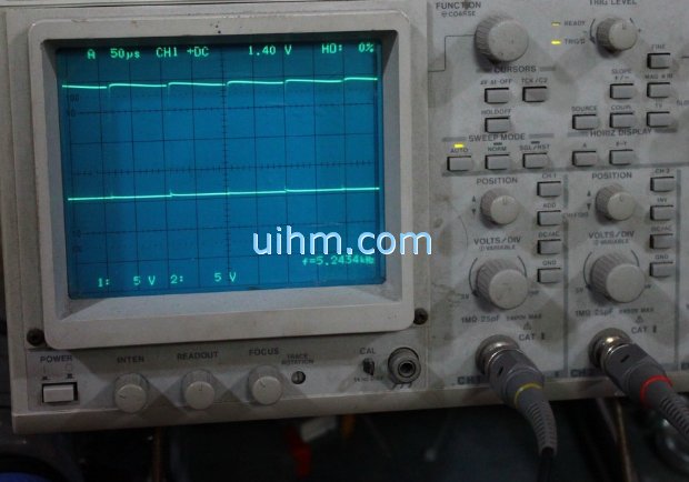 how to fix machine with oscilloscope by photos