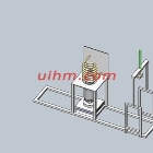 um-40ab-hf induction heater setup for rotor shrink fitting