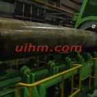 induction bending d720mm steel pipeline by 1000kw-scr induction heater um-scr-1000kw