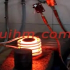 induction forging 12cm steel bars