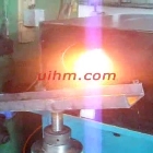 induction forging steel billets with pneumatic feed system by 120kw induction heater um-120ab-mf