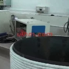 induction heating d1200mm steel pipeline to 200 celsius degree by um-250ab-rf