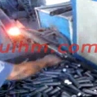induction heating with manual feed system