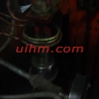 induction quenching d115mm axle shaft by 80kw induction heater um-80ab-hf