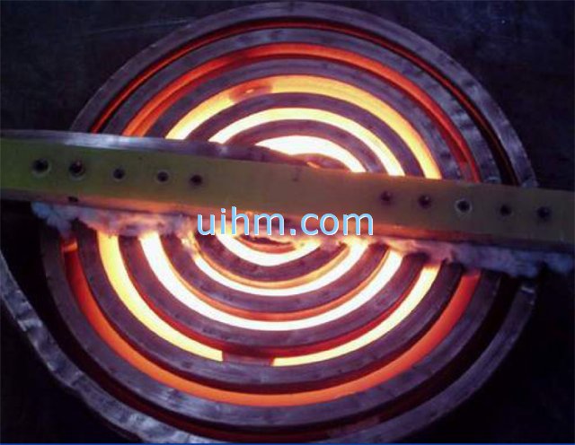 induction heating stainless plate with pancake induction coil