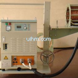 induction heating lever of crane by air cooled induction coil with homothermal status