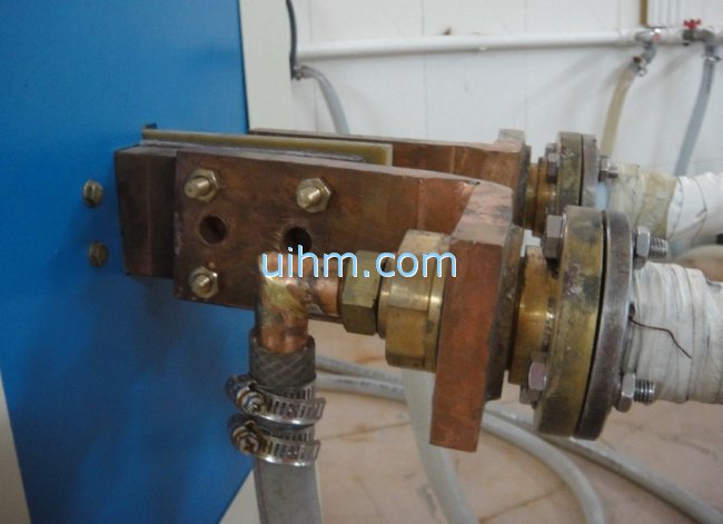 connector & interface of water cooled flexible induction coil for 200KW