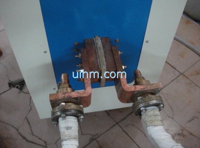 connector & interface of water cooled flexible induction coil with 200KW