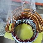 induction heating multi wire bundles of rotor with different shape induction coils