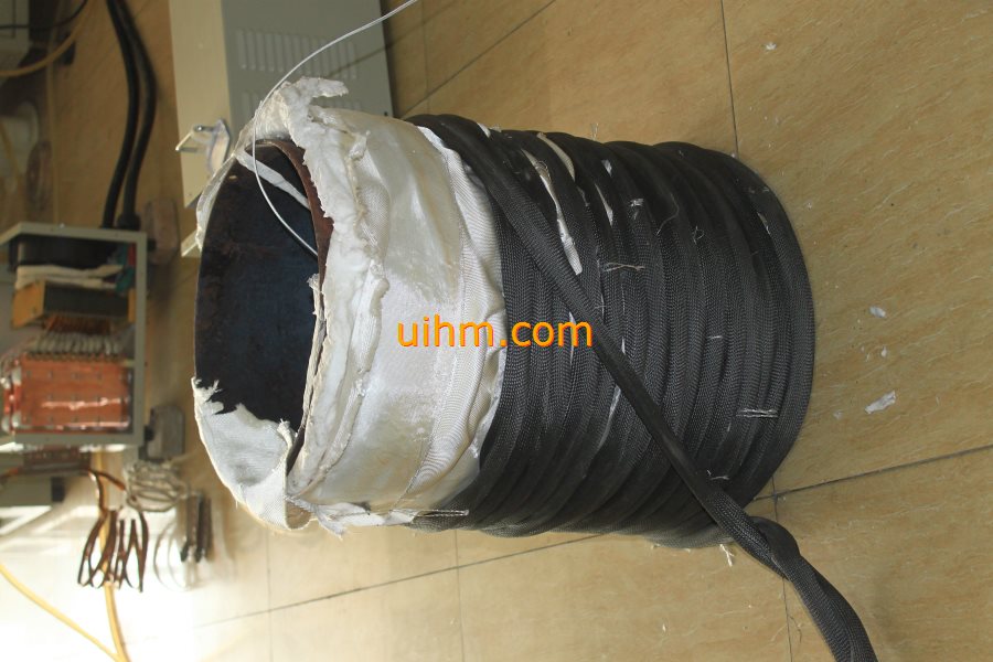 60 meters long flexible air cooled induction coil for shrink fitting works (2)