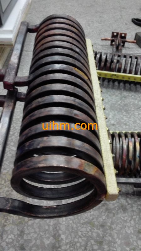 customized helical induction coil for heating steel pipe (1)