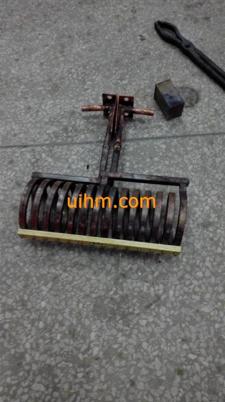 customized helical induction coil for heating steel pipe (2)