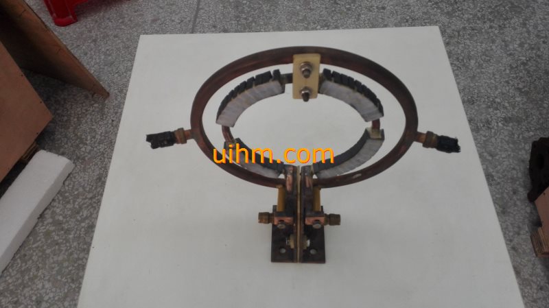 customized induction coil with ferrite magnet for quenching engine surface (14)